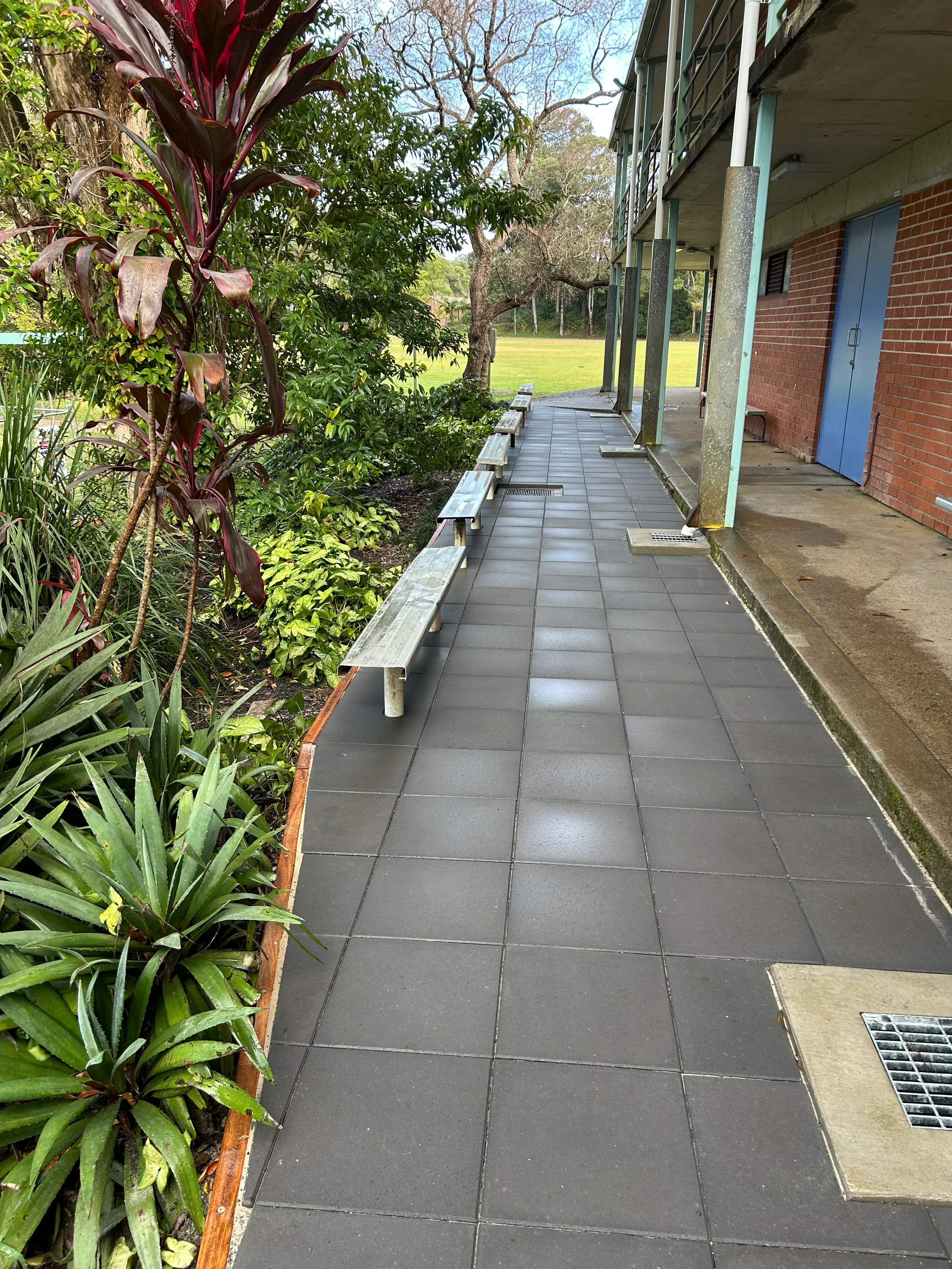 Bellingen High School paving works by Akers Construction — view 3